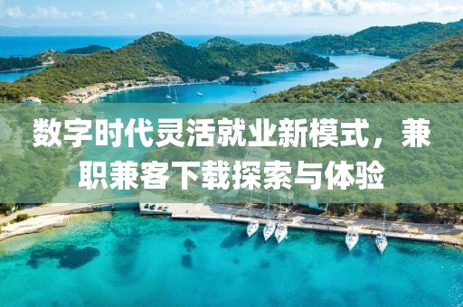 数字时代灵活就业新模式，兼职兼客下载探索与体验