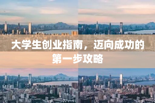 大学生创业指南，迈向成功的第一步攻略