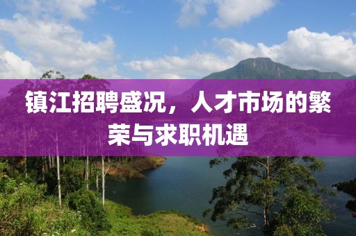 镇江招聘盛况，人才市场的繁荣与求职机遇