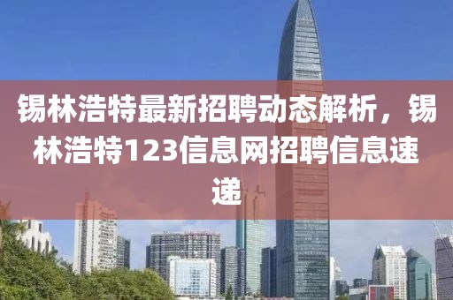 锡林浩特最新招聘动态解析，锡林浩特123信息网招聘信息速递