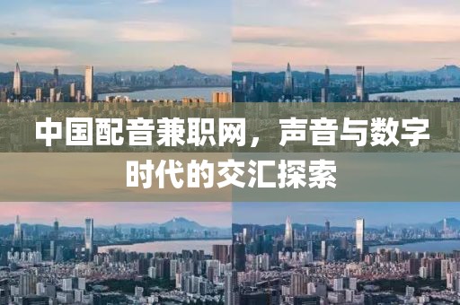 中国配音兼职网，声音与数字时代的交汇探索